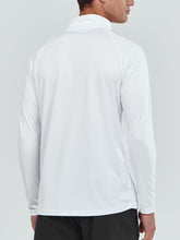 Load image into Gallery viewer, NORTHYARD Men's Running Shirt Long Sleeve Quarter Zip Pullover Moisture Wicking Quick Dry Athletic Workout Shirts WHITE