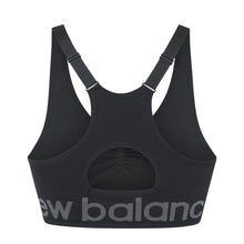Load image into Gallery viewer, New Balance Seamless Cami Sports Bra, Adjustable Straps with Keyhole Breathability, Black