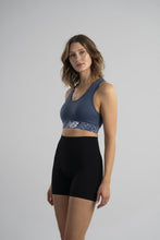 Load image into Gallery viewer, New Balance Womens Seamless Wirefree, Racerback Sports Bra with Removable Pads, Bottom Band with Logo, Peony Glow