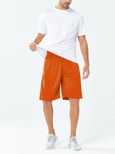 Load image into Gallery viewer, NORTHYARD Men's 10" Athletic Basketball Shorts Workout Gym Quick Dry Shorts Lightweight Mesh Training Shorts for Men Exercise Orange