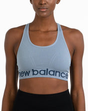 Load image into Gallery viewer, New Balance Seamless Cami Sports Bra, Adjustable Straps with Keyhole Breathability, Black