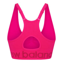 Load image into Gallery viewer, New Balance Seamless Cami Sports Bra, Adjustable Straps with Keyhole Breathability, Alpha Pink