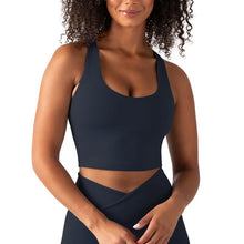 Load image into Gallery viewer, YITTY Active Women's UltraLuxe Built-in Bra Tank Top, Athleisure, 4-Way-Stretch, Deep Navy