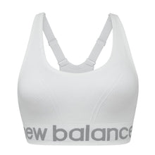 Load image into Gallery viewer, New Balance Seamless Cami Sports Bra, Adjustable Straps with Keyhole Breathability, Munsell White