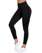 Load image into Gallery viewer, NORMOV Seamless Workout Butt Lifting Leggings - Booty Scrunch Gym Leggings for Women(Black,S)