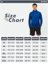 Load image into Gallery viewer, NORTHYARD Men's Running Shirt Long Sleeve Quarter Zip Pullover Moisture Wicking Quick Dry Athletic Workout Shirts Royal Blue