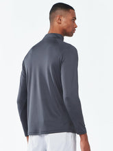 Load image into Gallery viewer, NORTHYARD Men's Running Shirt Long Sleeve Quarter Zip Pullover Moisture Wicking Quick Dry Athletic Workout Shirts Darkgrey