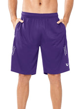 Load image into Gallery viewer, NORTHYARD Men's 10" Athletic Basketball Shorts Workout Gym Quick Dry Shorts Lightweight Mesh Training Shorts for Men Exercise Purple