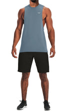 Load image into Gallery viewer, Project Titan Men's Workout Drop Arm Tank Top Cut Off Sleeveless Gym Shirt