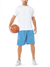 Load image into Gallery viewer, NORTHYARD Men's 10" Athletic Basketball Shorts Workout Gym Quick Dry Shorts Lightweight Mesh Training Shorts for Men Exercise SkyBlue