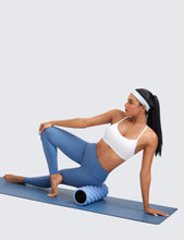 Load image into Gallery viewer, CRZ YOGA Butterluxe Womens Y Back Sports Bra - Padded Racerback Low Impact Spaghetti Thin Strap Workout Yoga Top White