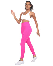 Load image into Gallery viewer, NORMOV Seamless Workout Butt Lifting Leggings - Booty Scrunch Gym Leggings for Women(Rose Red,S)