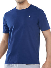 Load image into Gallery viewer, NORTHYARD Men's Workout Gym Shirts Quick Dry T-Shirts Running Athletic Short Sleeve Shirt for Men Navy