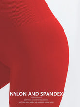 Load image into Gallery viewer, Women’s Yoga Outfits 2 piece Set Workout Tracksuits Sports Bra High Waist Legging Active Wear Athletic Clothing Set (Large, 1917 Red)