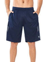Load image into Gallery viewer, NORTHYARD Men's 10" Athletic Basketball Shorts Workout Gym Quick Dry Shorts Lightweight Mesh Training Shorts for Men Exercise Navy
