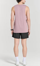 Load image into Gallery viewer, Project Titan Men's Drop Arm Tank Top – Cut Off Sleeveless Gym Shirt for Weightlifting & Training in Ash Pink