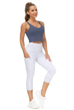 Load image into Gallery viewer, Women’s Longline Sports Bra Wirefree Padded Medium Support Yoga Bras Gym Running Workout Tank Tops (Ink Blue)