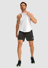 Load image into Gallery viewer, G Gradual Men's Running Shorts with Zipper Pockets Quick Dry Gym Athletic Workout 5" Shorts for Men (Olive Green)