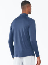 Load image into Gallery viewer, NORTHYARD Men's Running Shirt Long Sleeve Quarter Zip Pullover Moisture Wicking Quick Dry Athletic Workout Shirts FEDERALBLUE