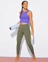 Load image into Gallery viewer, Natural Feelings Nudi Sports Bras for Women Removable Padded Yoga Tank Tops Sleeveless Fitness Workout Crop Tops Royal Lilac