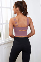 Load image into Gallery viewer, Everrysea Longline Sports Bra for Women Padded Workout Tank Tops Built in Bras Strappy Yoga Corp Top Camisole