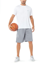 Load image into Gallery viewer, NORTHYARD Men's 10" Athletic Basketball Shorts Workout Gym Quick Dry Shorts Lightweight Mesh Training Shorts for Men Exercise Lightgrey