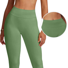Load image into Gallery viewer, Impact Leggings for Women Seamless Workout Yoga Pants Hidden Scrunch Butt Tummy Control Gym Leggings Mid Low Waist 25" Pistachio