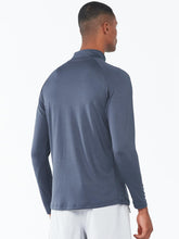 Load image into Gallery viewer, NORTHYARD Men's Running Shirt Long Sleeve Quarter Zip Pullover Moisture Wicking Quick Dry Athletic Workout Shirts COOLGREY