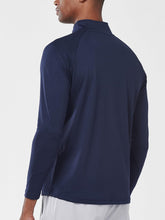 Load image into Gallery viewer, NORTHYARD Men's Running Shirt Long Sleeve Quarter Zip Pullover Moisture Wicking Quick Dry Athletic Workout Shirts Navy