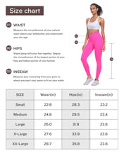 Load image into Gallery viewer, NORMOV Seamless Workout Butt Lifting Leggings - Booty Scrunch Gym Leggings for Women(Rose Red,S)