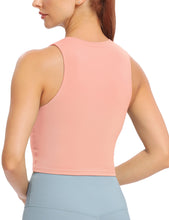 Load image into Gallery viewer, Natural Feelings Nudi Sports Bras for Women Removable Padded Yoga Tank Tops Sleeveless Fitness Workout Crop Tops