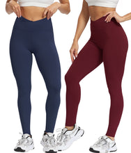 Load image into Gallery viewer, Natural Feelings Buttercloud Cross Waist Leggings for Women High Waist Cross Leggings Yoga Workout PantsTight