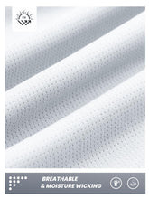 Load image into Gallery viewer, NORTHYARD Men's Running Shirt Long Sleeve Quarter Zip Pullover Moisture Wicking Quick Dry Athletic Workout Shirts WHITE