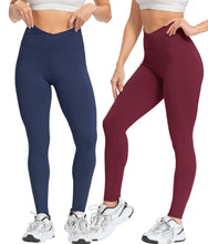 Load image into Gallery viewer, Natural Feelings Buttercloud Cross Waist Leggings for Women High Waist Cross Leggings Yoga Workout PantsTight