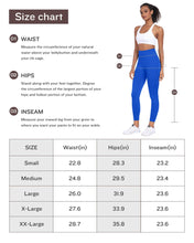 Load image into Gallery viewer, NORMOV Seamless Workout Butt Lifting Leggings - Booty Scrunch Gym Leggings for Women(Blue,S)