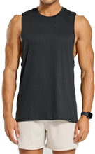 Load image into Gallery viewer, Project Titan Men's Workout Drop Arm Tank Top Cut Off Sleeveless Gym Shirts