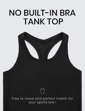 Load image into Gallery viewer, CRZ YOGA Butterluxe Racerback Workout Tank Tops for Women Sleeveless Camisole Gym Athletic Yoga Shirts Black