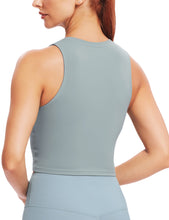 Load image into Gallery viewer, Natural Feelings Nudi Sports Bras for Women Removable Padded Yoga Tank Tops Sleeveless Fitness Workout Crop Tops