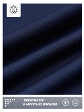 Load image into Gallery viewer, NORTHYARD Men's Running Shirt Long Sleeve Quarter Zip Pullover Moisture Wicking Quick Dry Athletic Workout Shirts Navy