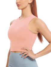 Load image into Gallery viewer, Natural Feelings Nudi Sports Bras for Women Removable Padded Yoga Tank Tops Sleeveless Fitness Workout Crop Tops