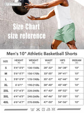 Load image into Gallery viewer, NORTHYARD Men's 10" Athletic Basketball Shorts Workout Gym Quick Dry Shorts Lightweight Mesh Training Shorts for Men Exercise