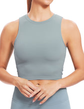 Load image into Gallery viewer, Natural Feelings Nudi Sports Bras for Women Removable Padded Yoga Tank Tops Sleeveless Fitness Workout Crop Tops