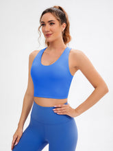 Load image into Gallery viewer, JOYSPELS Sports Bras for Women Extra Comfort Criss-Cross Back Padded Workout Tops for Women Medium Support