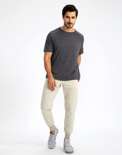 Load image into Gallery viewer, Pudolla Men's Lightweight Jogger Pants Workout Running Tapered Joggers for Men with Zipper Pockets for Athletic Travel Casual(Khaki)