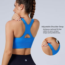 Load image into Gallery viewer, Evercute Adjustable Sports Bras for Women Racerback High Support Bras Set Padded Workout Bras Seamless Yoga Athletic Bras