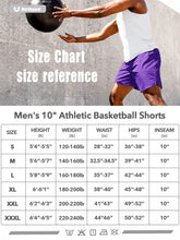 Load image into Gallery viewer, NORTHYARD Men's 10" Athletic Basketball Shorts Workout Gym Quick Dry Shorts Lightweight Mesh Training Shorts for Men Exercise Purple
