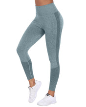 Load image into Gallery viewer, NORMOV Seamless Workout Butt Lifting Leggings - Booty Scrunch Gym Leggings for Women(AB Blue,S)