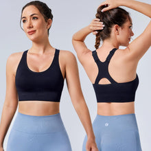 Load image into Gallery viewer, Evercute Adjustable Sports Bras for Women Racerback High Support Bras Set Padded Workout Bras Seamless Yoga Athletic Bras