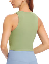 Load image into Gallery viewer, Natural Feelings Nudi Sports Bras for Women Removable Padded Yoga Tank Tops Sleeveless Fitness Workout Crop Tops