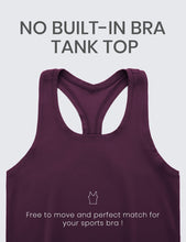 Load image into Gallery viewer, CRZ YOGA Butterluxe Racerback Workout Tank Tops for Women Sleeveless Camisole Gym Athletic Yoga Shirts Deep Purple